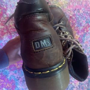 Vintage brown doc martens
